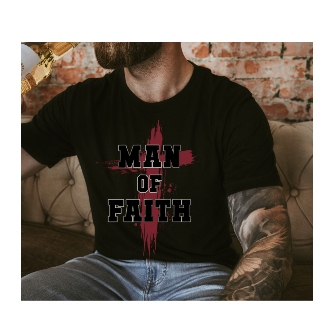 Man of Faith Men’s Tee or Transfer