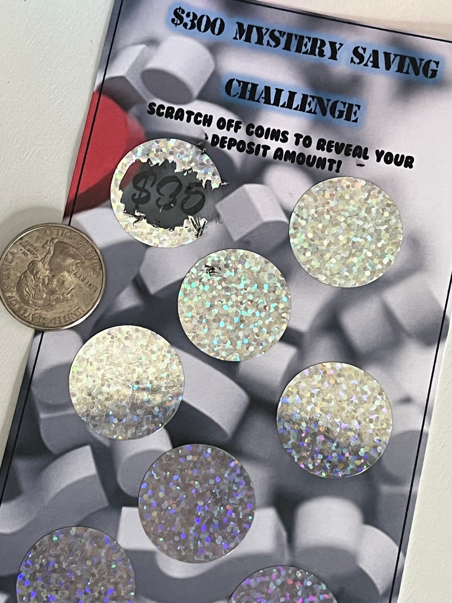 Holographic Budget Book & Saving Challenge
