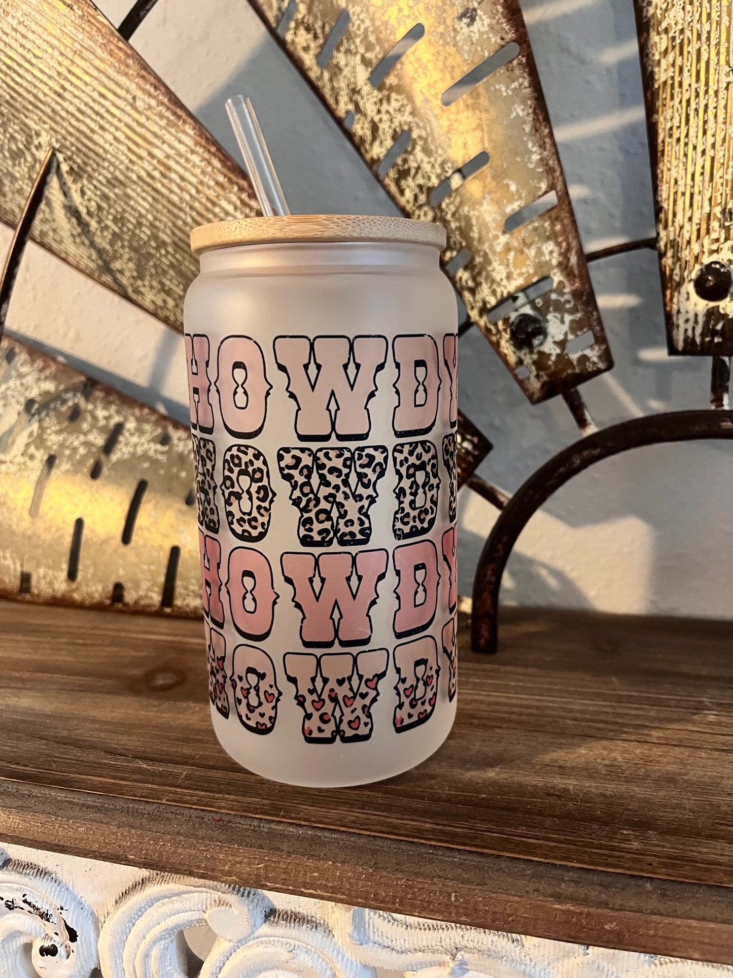 Howdy Glass Can Tumbler